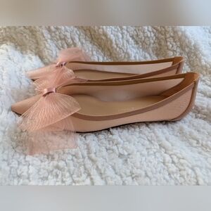 Stuart Weitzman Blushing Bow Flats